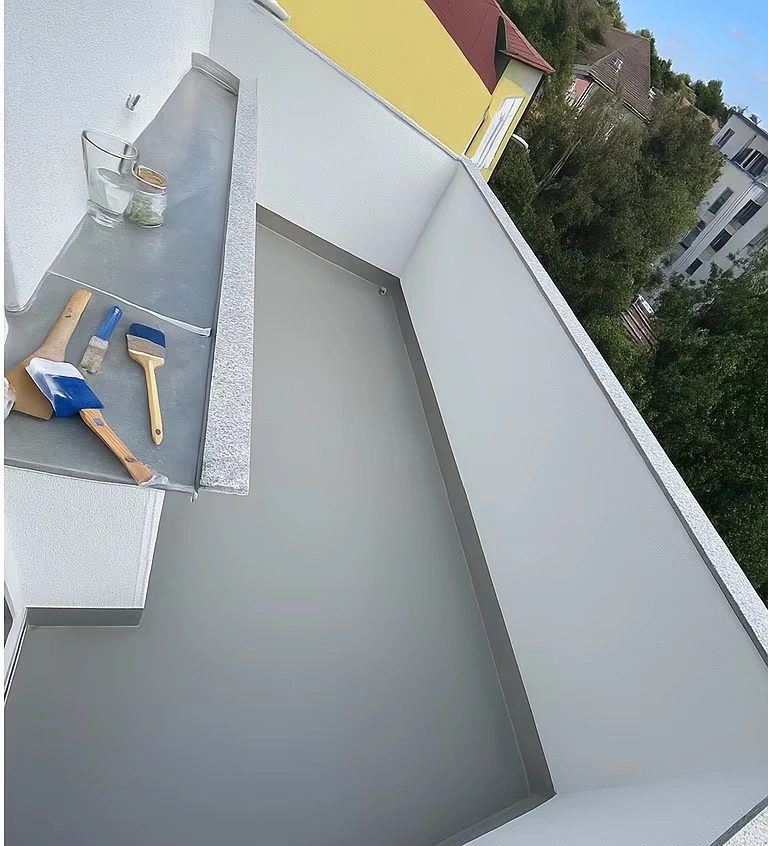 Balkon nach Sanierung